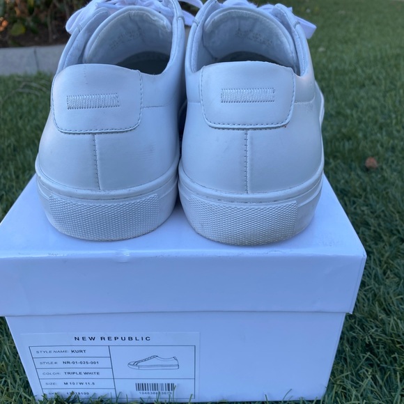 New Republic All White Dress Sneaker (Kurt) - Picture 4 of 10